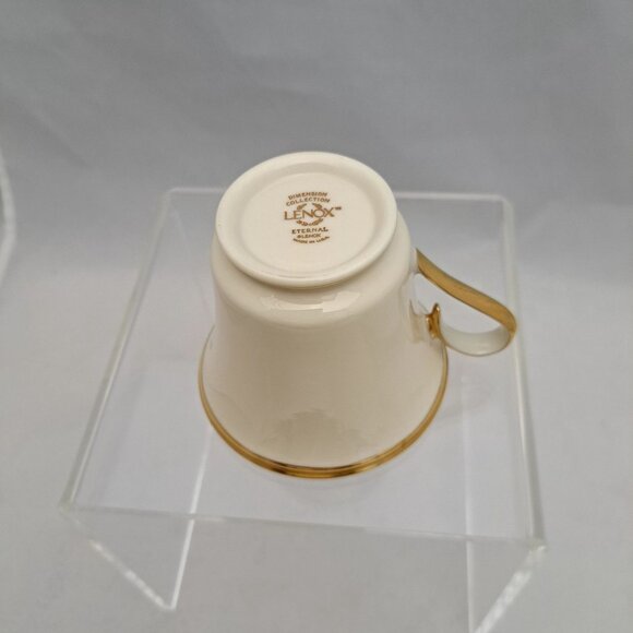 Lenox Eternal Pattern Coffee Cup Gold Trim Ceramic USA Replacement - Picture 8 of 13